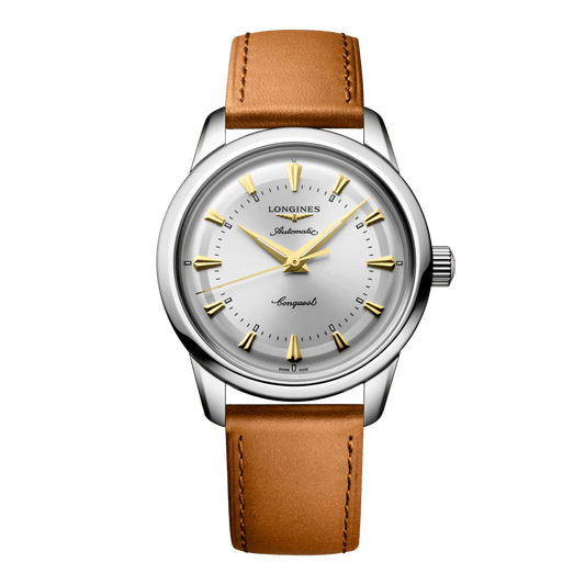 Longines Conquest Heritage Automatic Watch, Ø 38.00 Mm, Stainless Steel. L1.649.4.72.2