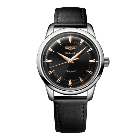 Longines Conquest Heritage Automatic Watch, Ø 40.00 Mm, Stainless Steel. L1.650.4.52.2