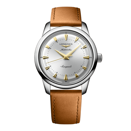 Longines Conquest Heritage Automatic Watch, Ø 40.00 Mm, Stainless Steel. L1.650.4.72.2