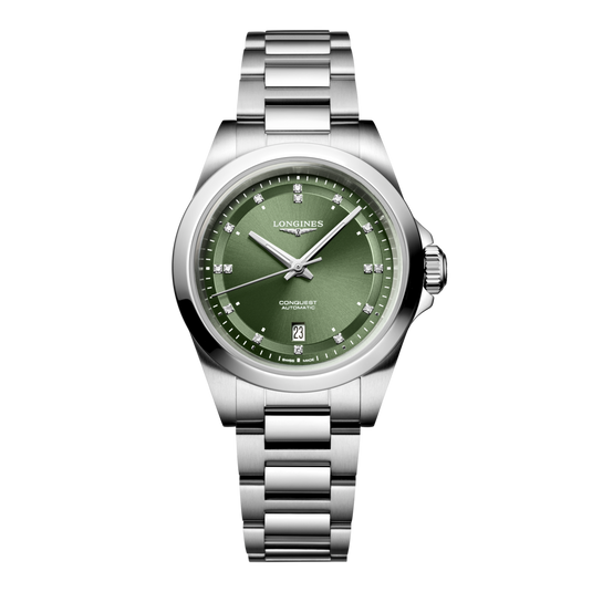 Longines Conquest Automatic Watch, Ø 30.00 Mm, Stainless Steel. L3.320.4.07.6