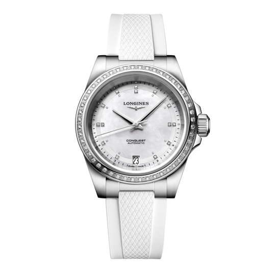 Longines Conquest Automatic Watch, Ø 34.00 Mm, Stainless Steel. L3.430.0.87.9