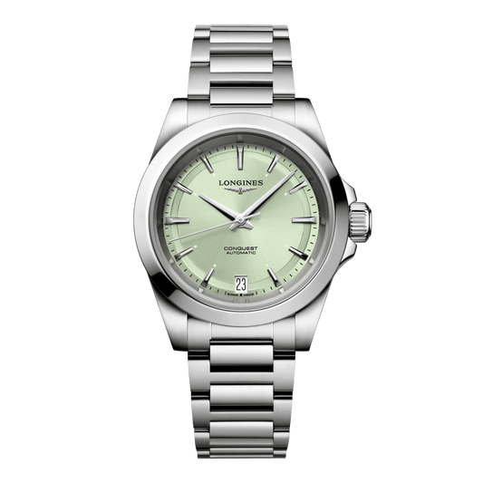 Longines Conquest Automatic Watch, Ø 34.00 Mm, Stainless Steel. L3.430.4.02.6