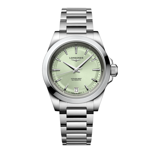Longines Conquest Automatic Watch, Ø 34.00 Mm, Stainless Steel. L3.430.4.02.6