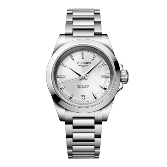 Longines Conquest Automatic Watch, Ø 34.00 Mm, Stainless Steel. L3.430.4.72.6