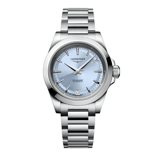 Longines Conquest Automatic Watch, Ø 34.00 Mm, Stainless Steel. L3.430.4.92.6