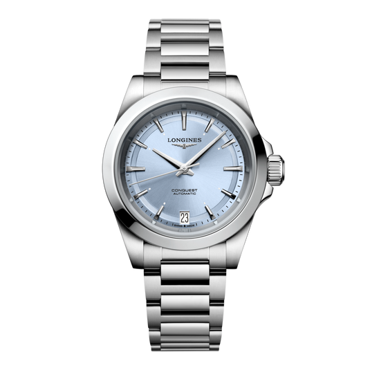 Longines Conquest Automatic Watch, Ø 34.00 Mm, Stainless Steel. L3.430.4.92.6