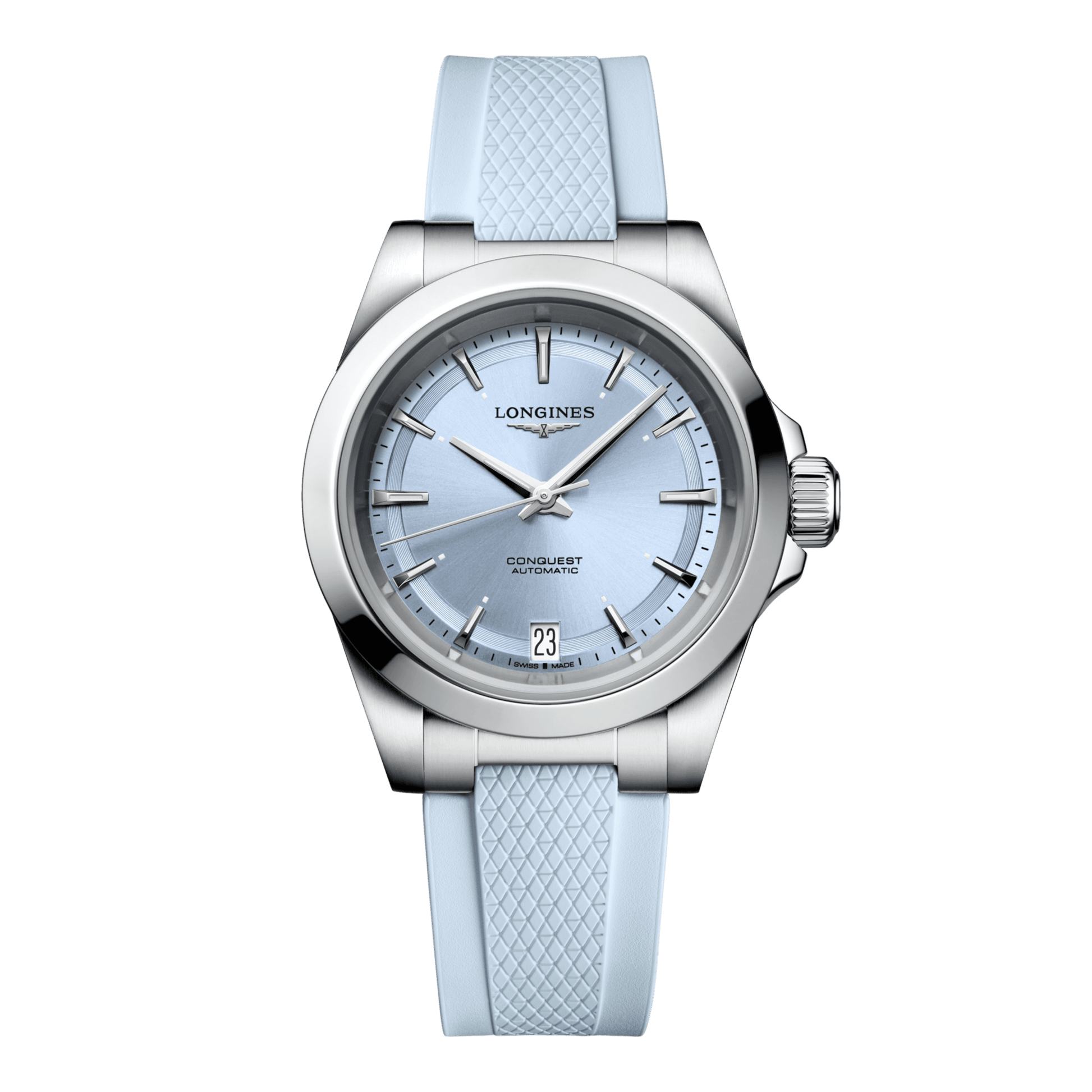 Longines Conquest Automatic Watch, Ø 34.00 Mm, Stainless Steel. L3.430.4.92.9