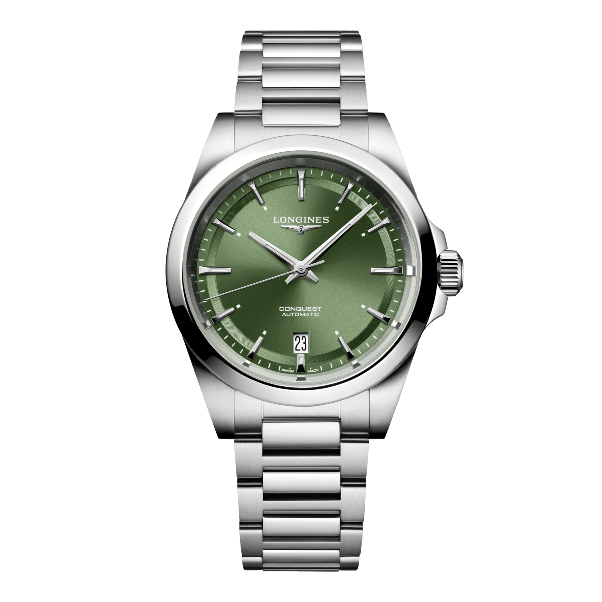 Longines Conquest Automatic Watch, Ø 38.00 Mm, Stainless Steel. L3.720.4.02.6