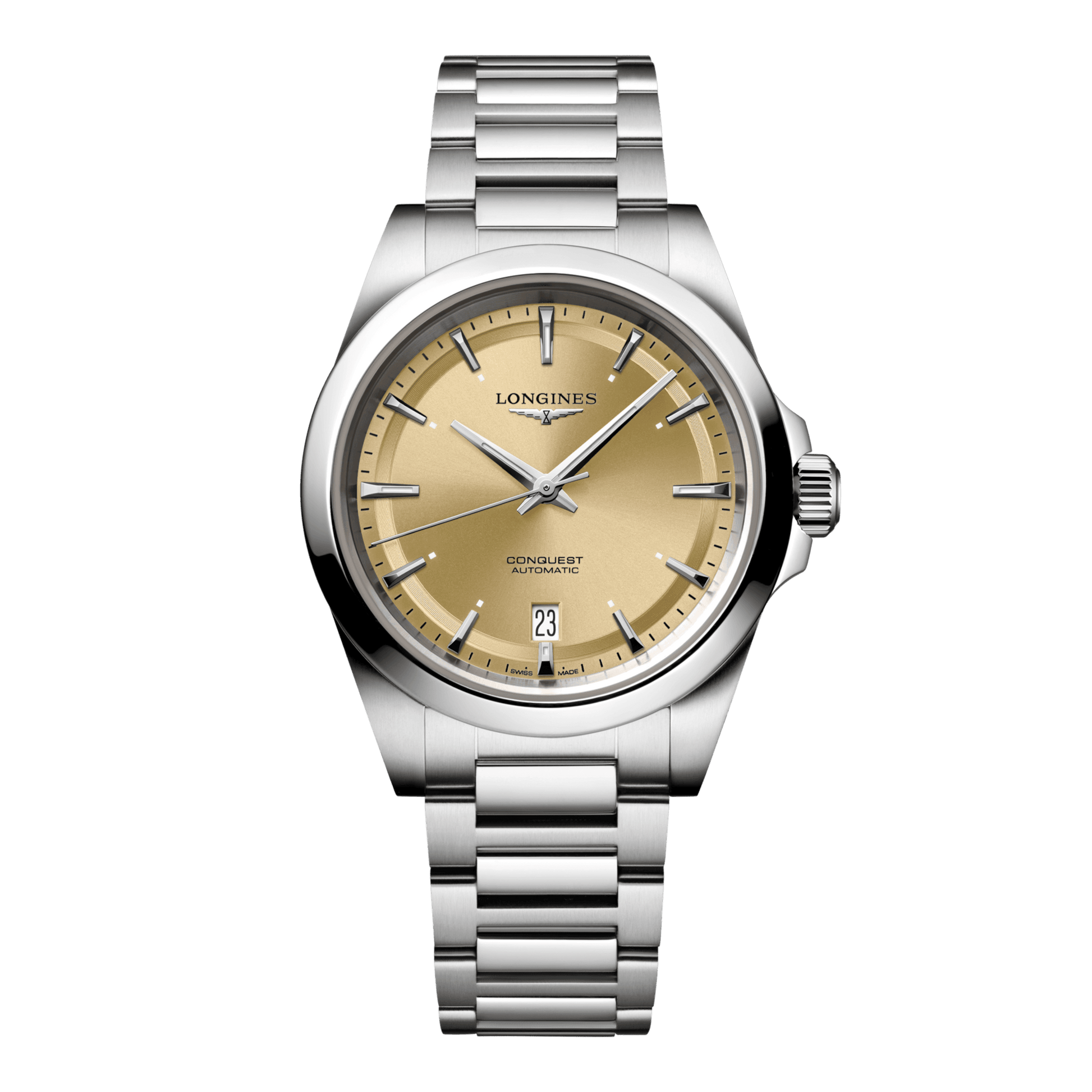 Longines Conquest Automatic Watch, Ø 38.00 Mm, Stainless Steel. L3.720.4.62.6