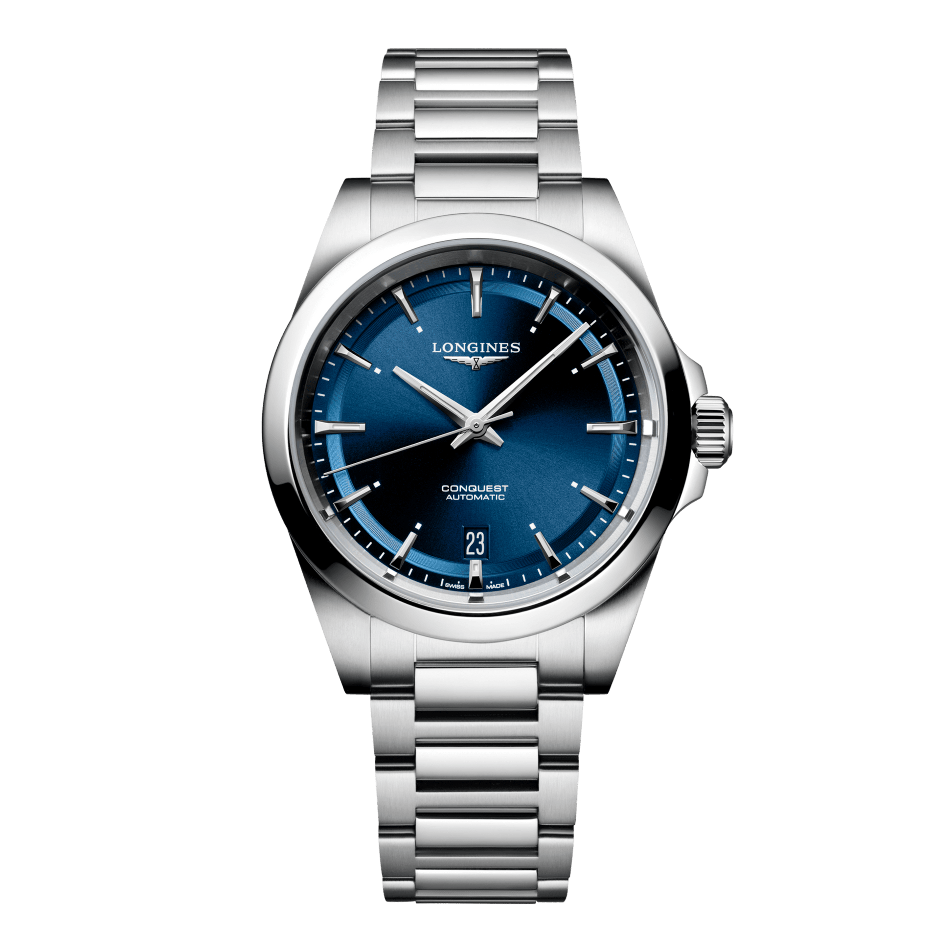 Longines Conquest Automatic Watch, Ø 38.00 Mm, Stainless Steel. L3.720.4.92.6