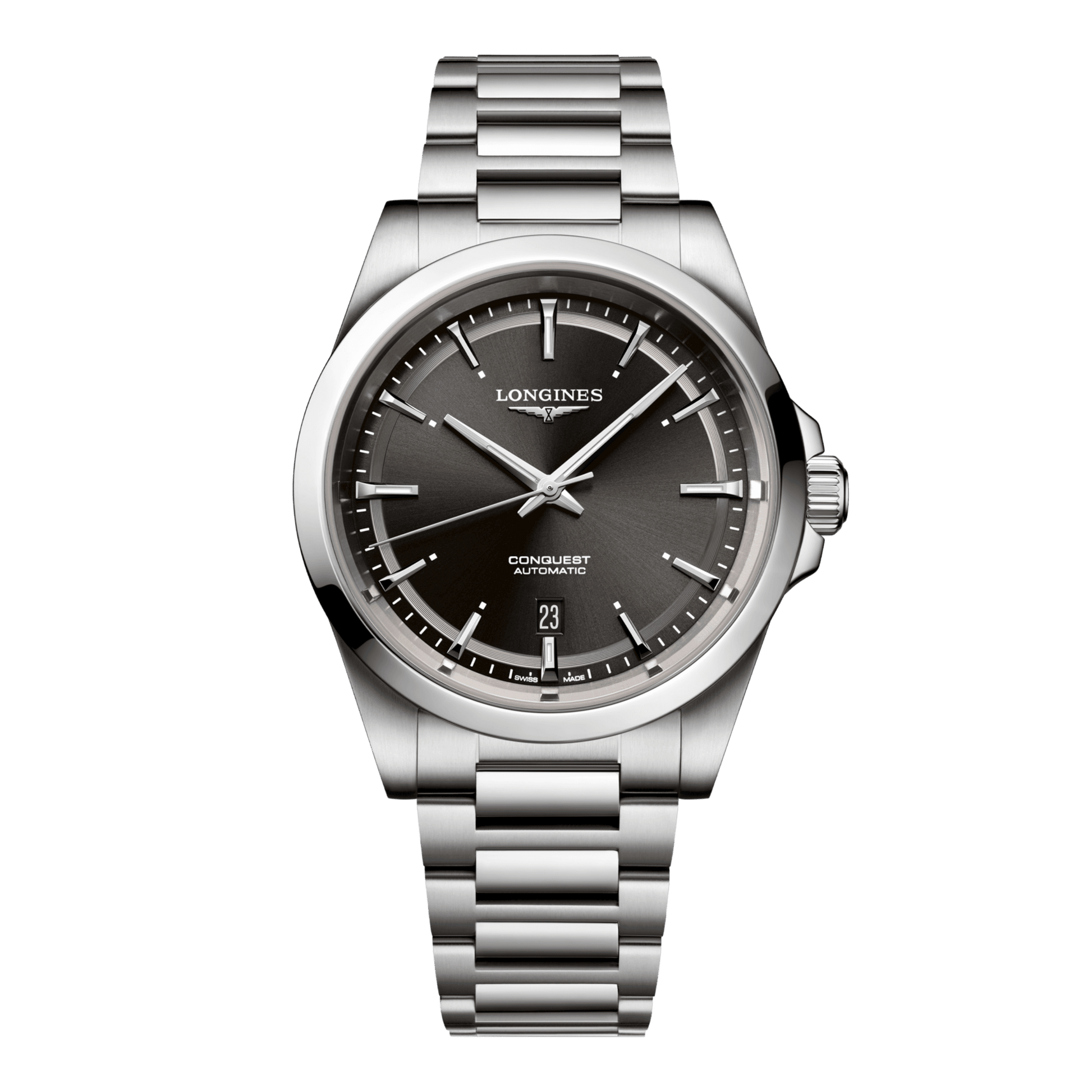 Longines Conquest Automatic Watch, Ø 41.00 Mm, Stainless Steel. L3.830.4.52.6