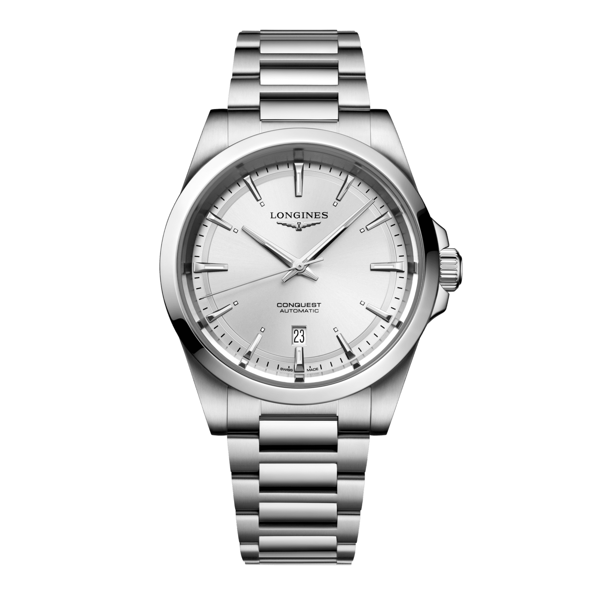 Longines Conquest Automatic Watch, Ø 41.00 Mm, Stainless Steel. L3.830.4.72.6