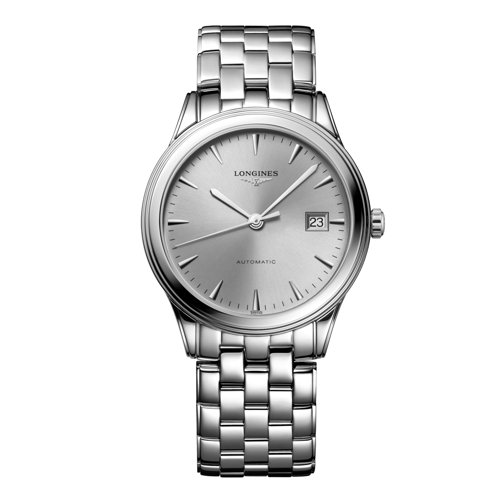 Longines Flagship Automatic Watch, Ø 38.50 Mm, Stainless Steel. L4.974.4.72.6