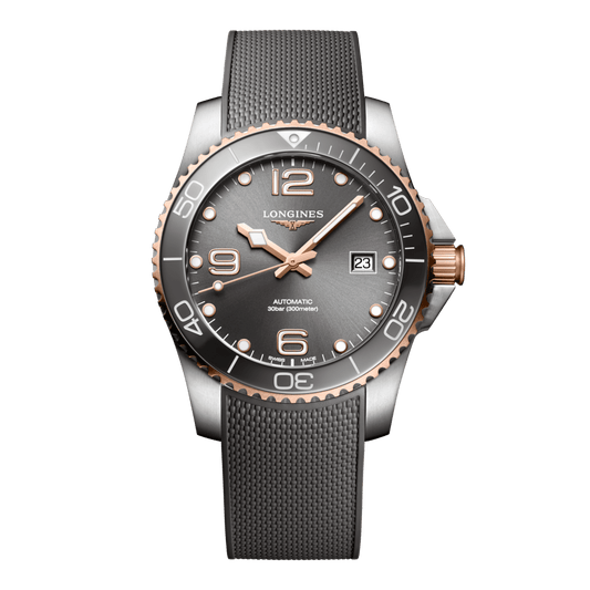 Longines Hydroconquest Automatic Watch, Ø 41.00 Mm, Stainless Steel And Ceramic Bezel. L3.781.3.78.9