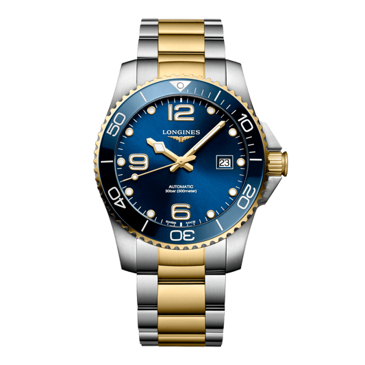 Longines Hydroconquest Automatic Watch, Ø 41.00 Mm, Stainless Steel And Ceramic Bezel. L3.781.3.96.7