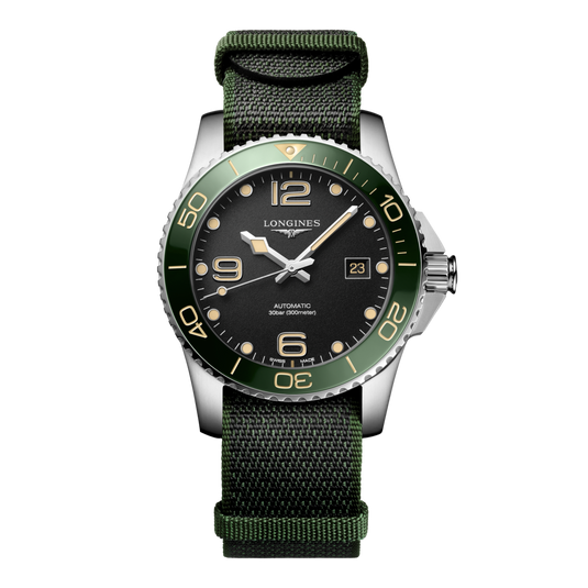 Longines Hydroconquest Automatic Watch, Ø 41.00 Mm, Stainless Steel And Ceramic Bezel. L3.781.4.05.2