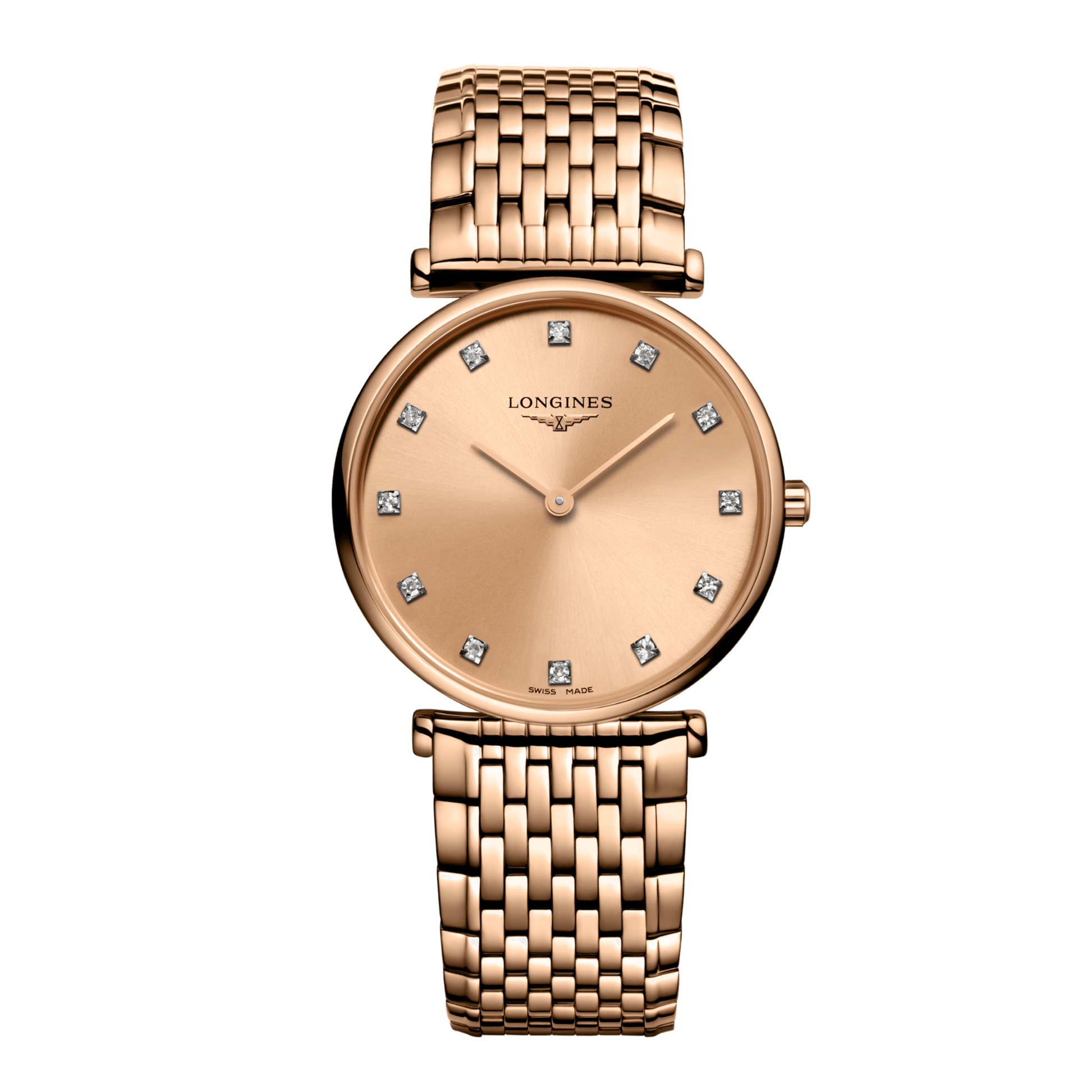 Longines La Grande Classique De Longines Quartz Watch, Ø 29.00 Mm, Red Pvd Coating. L4.512.1.90.E