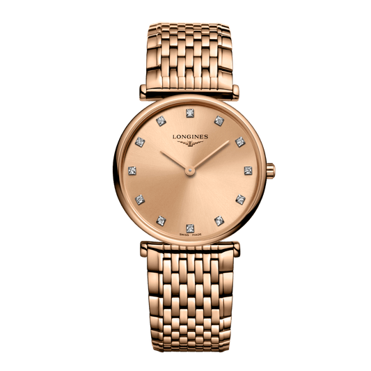 Longines La Grande Classique De Longines Quartz Watch, Ø 29.00 Mm, Red Pvd Coating. L4.512.1.90.E
