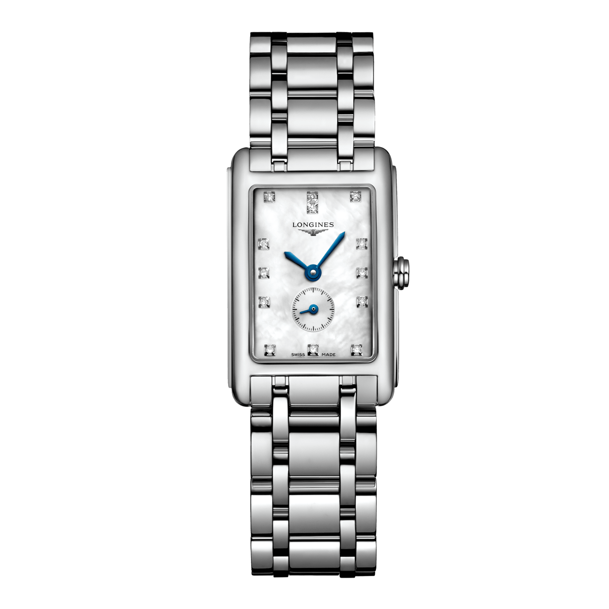 Longines Dolcevita Quartz Watch, 20.80 X 32.00 Mm, Stainless Steel. L5.255.4.87.6