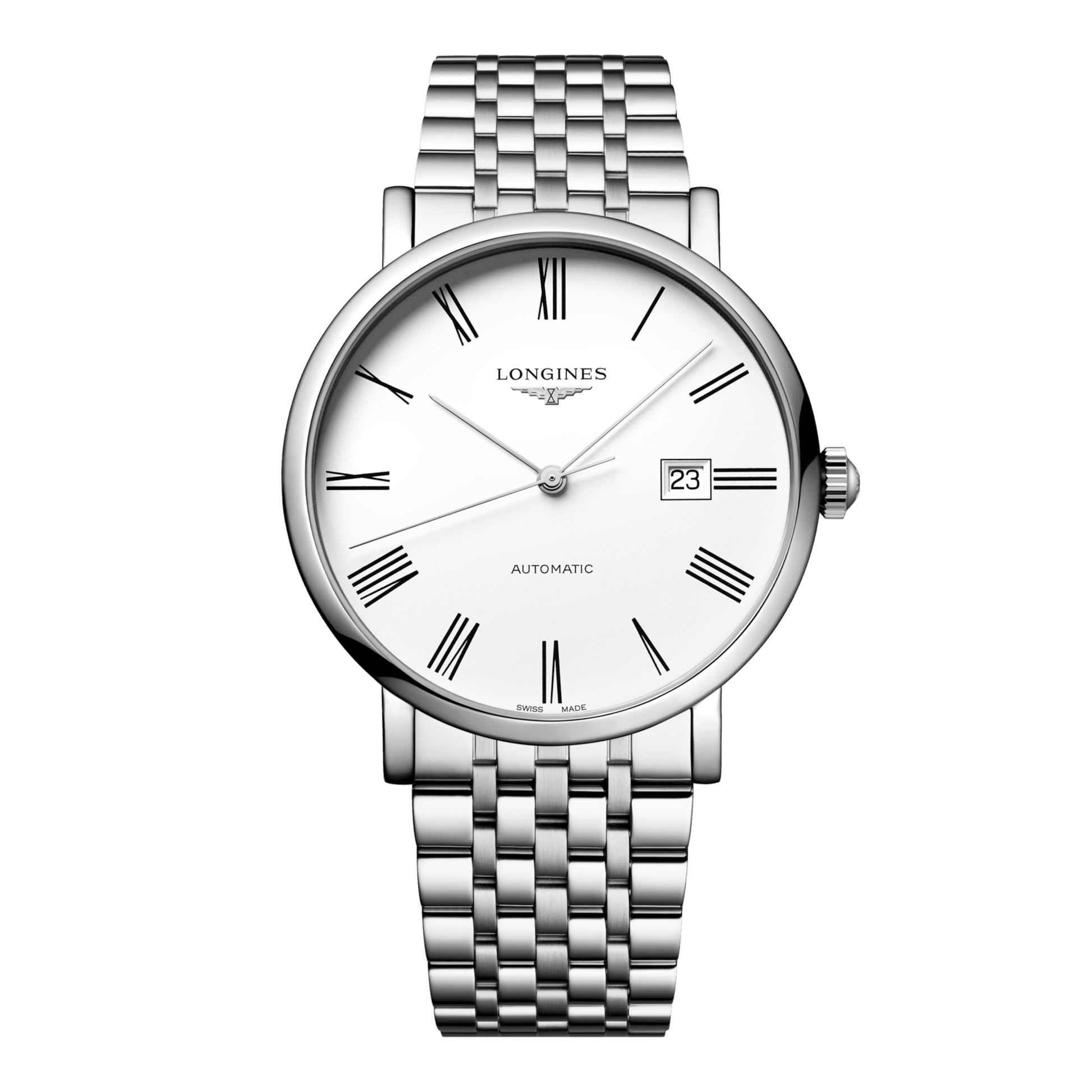 Longines Elegant Collection Automatic Watch, Ø 41.00 Mm, Stainless Steel. L4.911.4.11.6