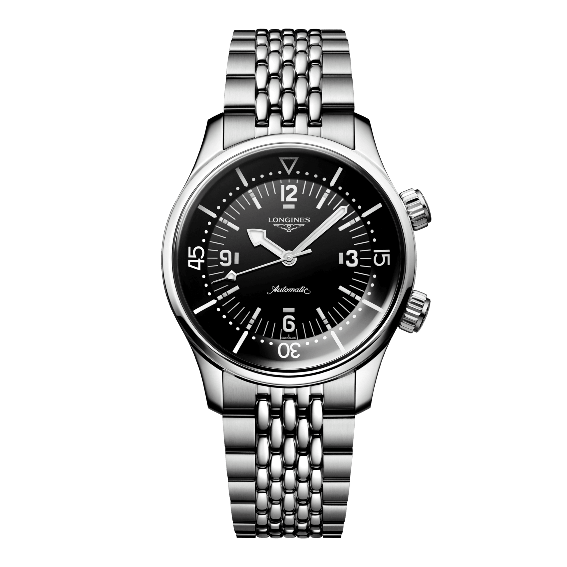 Longines Legend Diver Automatic Watch, Ø 39.00 Mm, Stainless Steel. L3.764.4.50.7