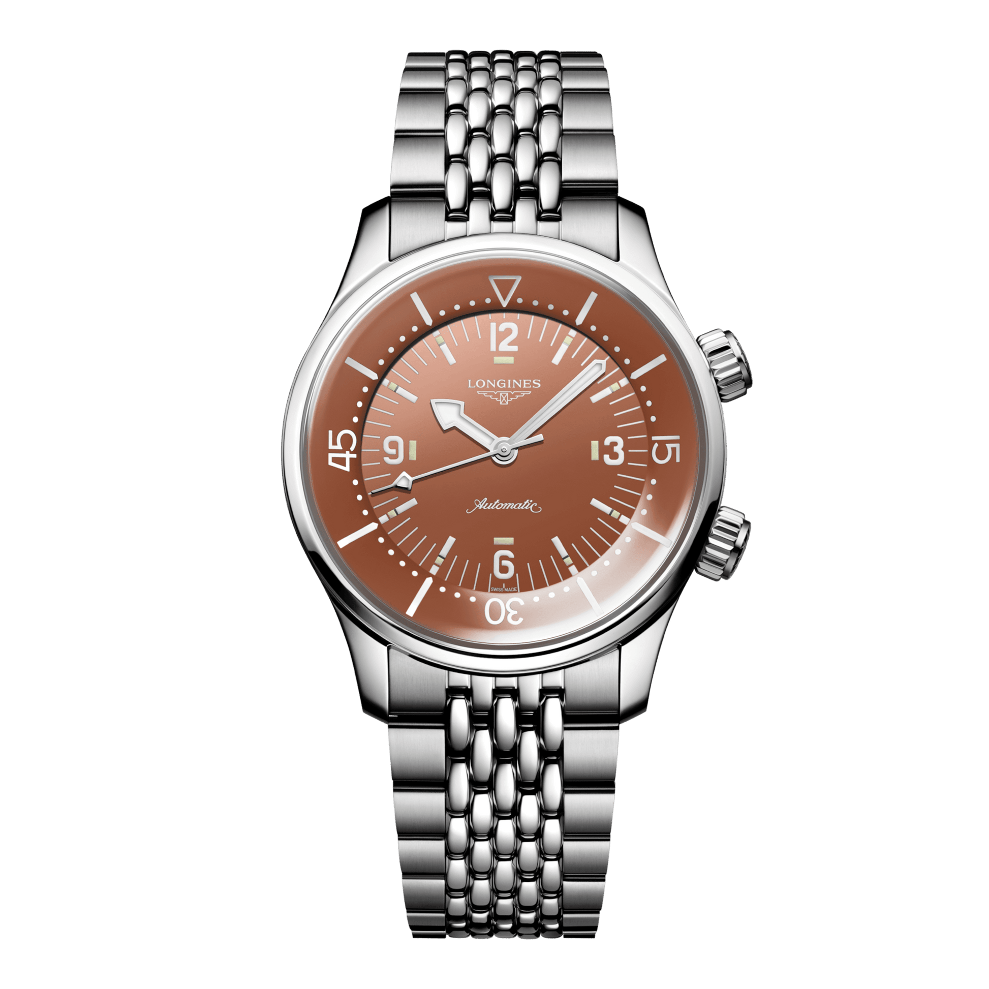 Longines Legend Diver Automatic Watch, Ø 39.00 Mm, Stainless Steel. L3.764.4.96.6