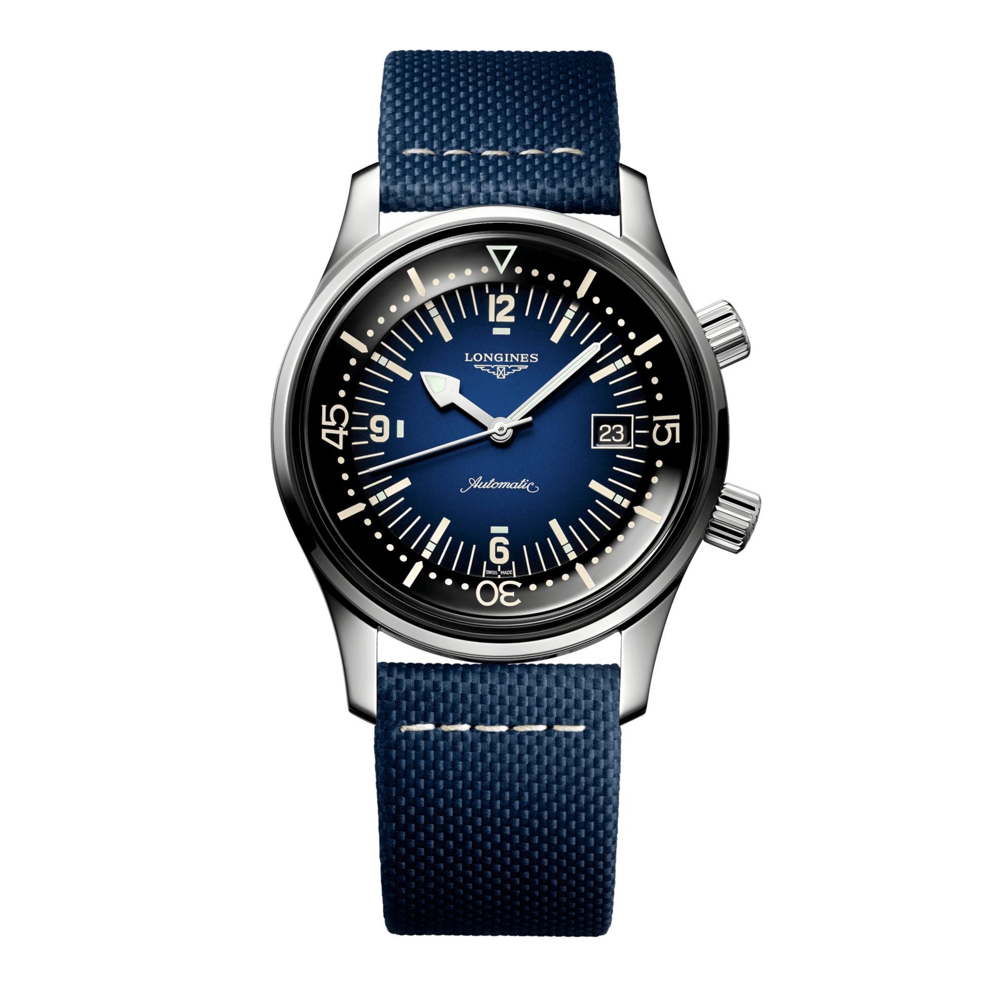 Longines Legend Diver Automatic Watch, Ø 42.00 Mm, Stainless Steel. L3.774.4.90.2