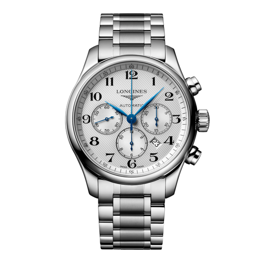 Longines Master Collection Chronograph Automatic Watch, Ø 44.00 Mm, Stainless Steel. L2.859.4.78.6
