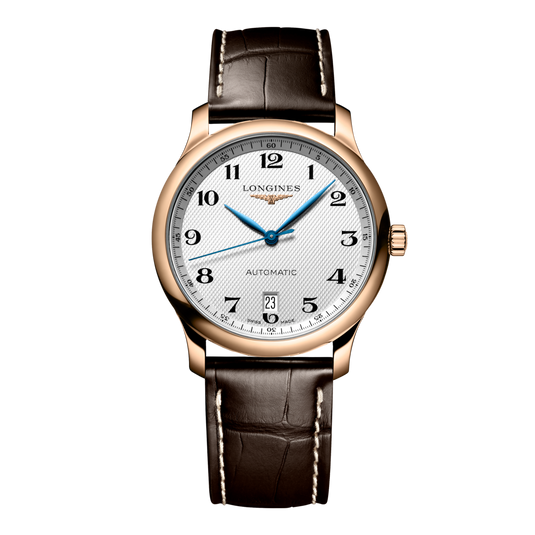 Longines Master Collection Automatic Watch, Ø 38.50 Mm, 18 Karat Pink Gold. L2.628.8.78.3