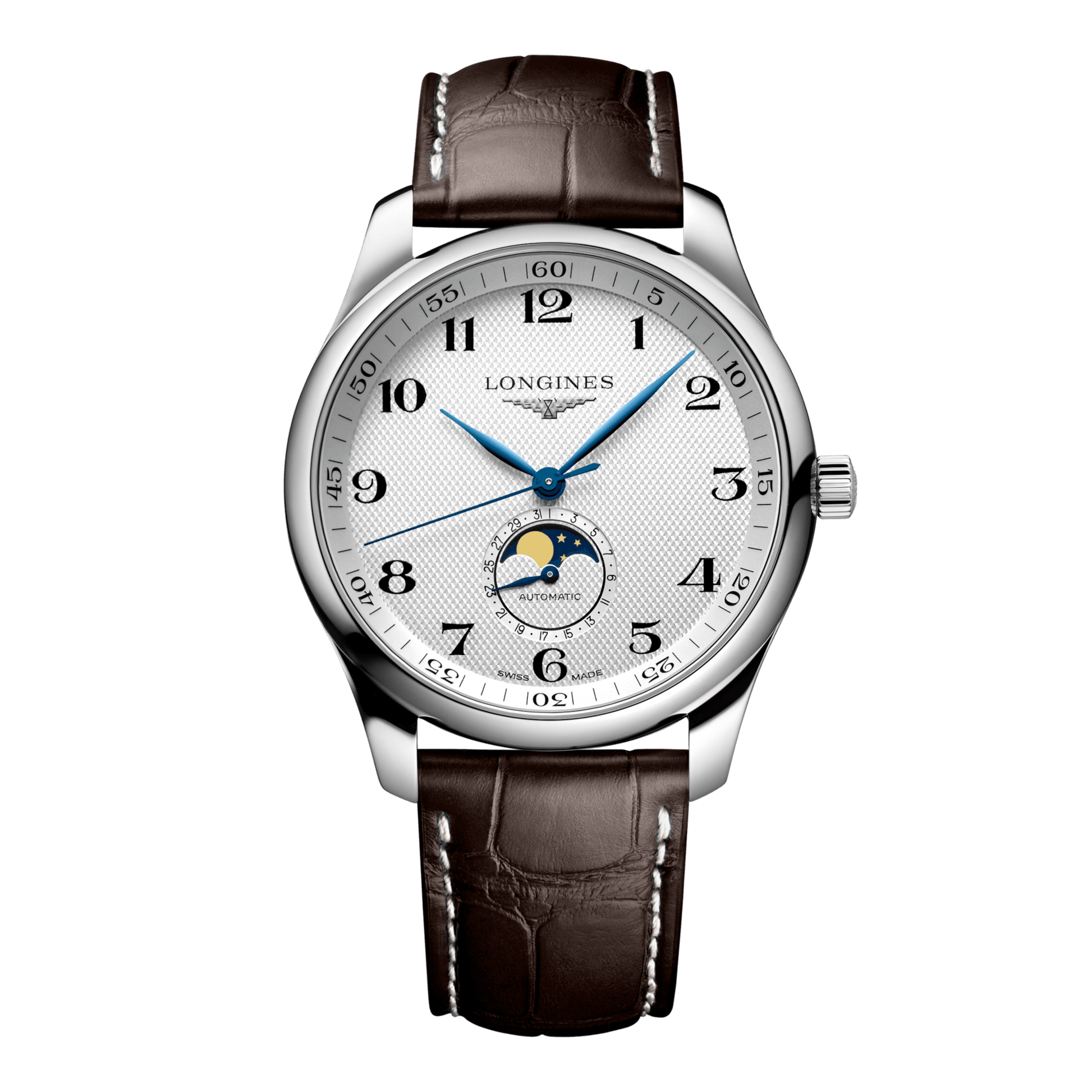 Longines Master Collection Moonphase Automatic Watch, Ø 42.00 Mm, Stainless Steel. L2.919.4.78.3