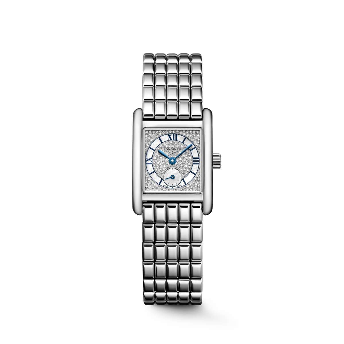 Longines Mini Dolcevita Quartz Watch, 21.50 X 29.00 Mm, Stainless Steel L5.200.4.87.6
