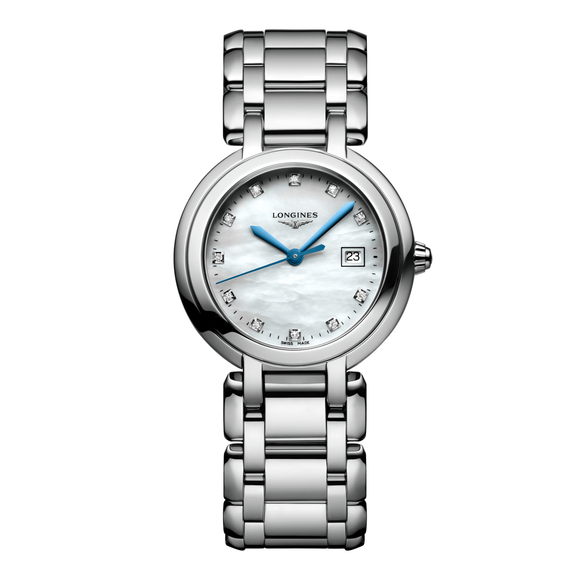 Longines Primaluna Quartz Watch, Ø 30.00 Mm, Stainless Steel. L8.122.4.87.6