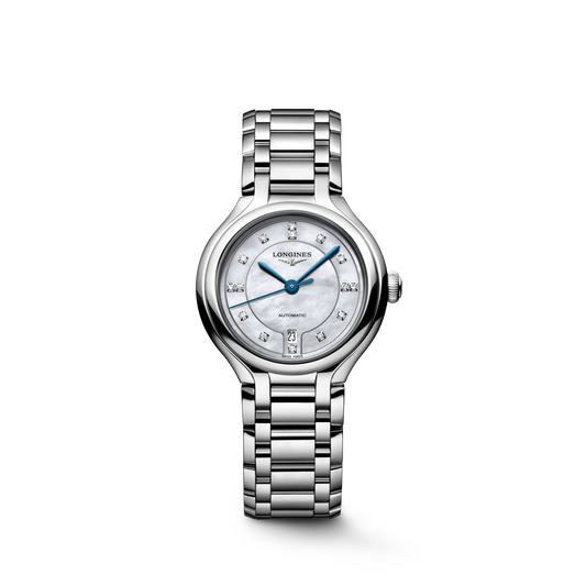 Longines Primaluna Automatic Watch, Ø 30.00 Mm, Stainless Steel L8.123.4.87.6