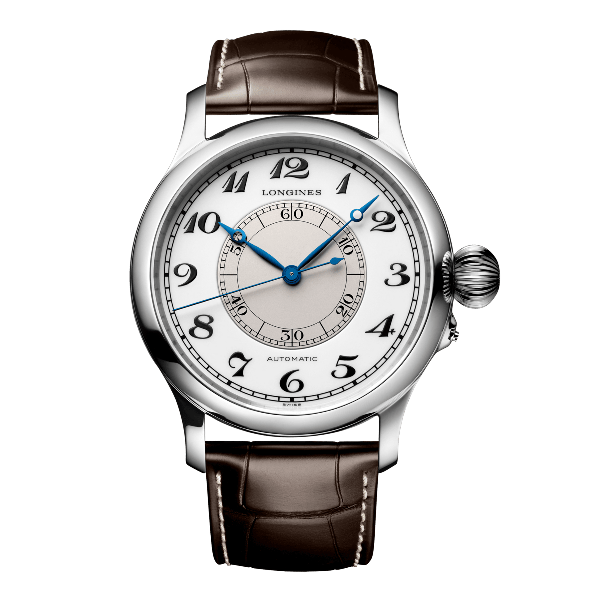 Longines Weems Second-Setting Watch Automatic Watch, Ø 47.50 Mm, Stainless Steel. L2.713.4.13.0