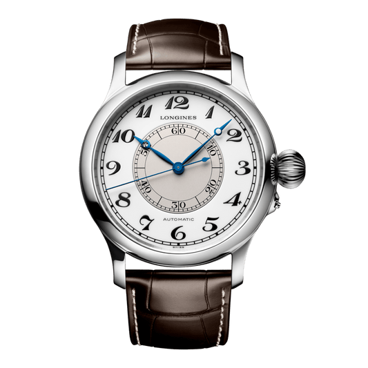 Longines Weems Second-Setting Watch Automatic Watch, Ø 47.50 Mm, Stainless Steel. L2.713.4.13.0