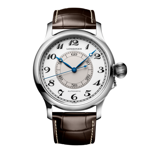 Longines Weems Second-Setting Watch Automatic Watch, Ø 47.50 Mm, Stainless Steel. L2.713.4.13.0