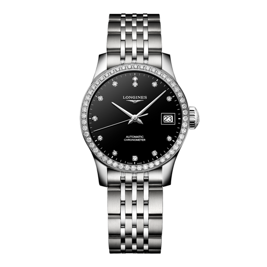 Longines Record Automatic Watch, Ø 26.00 Mm, Stainless Steel. L2.320.0.57.6